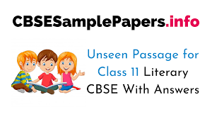 Reading comprehension passages pdf with explanation. Unseen Passage For Class 11 Literary Cbse With Answers
