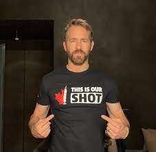 Ryan rodney reynolds is a canadian actor, comedian, and film producer. Ryan Reynolds On Twitter Finally Got My Thisisourshotca T Shirt Matching Room Not Included Thisisourshotca