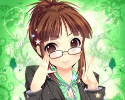 Athah anime saekano how to raise a boring girlfriend megumi. Cute Anime Girl With Brown Hair And Glasses Hairstyle Girls