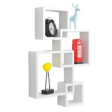 The bathroom shelf adds a touch of modernity and elegance in the decoration and here you check more than 50 models with designs and diverse materials that fit all tastes! Zimtown Set Of 4 Decorative Wood Floating Wall Shelf Display Home Bathroom Shelves White Walmart Com Walmart Com