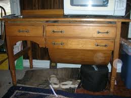 pine possum belly kitchen cabinet for