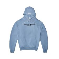 Vetements Women S Unicorn Oversized Hoodie Light Blue Liked On Polyvore Featuring Tops Hoodies Oversized T Sweatshirts Hooded Sweatshirts Oversize Hoodie