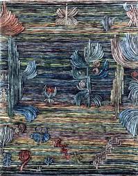 Paul klee garten am bach picture, fine art poster, 27.6x25.6 inch / 70x65 cm: Kunstler Paul Klee
