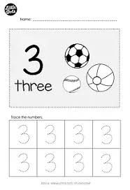 Free Pre K Number 3 Tracing Worksheet Preschool Math Printables Tracing Worksheets Preschool Numbers Preschool