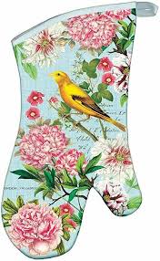 Michel Design Works Garden Melody Large Oven Mitt New With Tags Micheldesignworks Traditional Alloccasions In 2020 Design Large Oven Oven Mitts