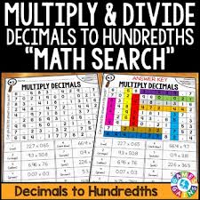 Starting from grade 4 and upwards, children begin getting involved in many topics of multiplication such as. 5th Grade Multiplying Decimals And Dividing Decimals Worksheets 5 Nbt 7