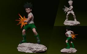 Gon Freecss Hunter X Hunter 3d Print Statue Figurine Hunter x hunter is a manga series written and illustrated by yoshihiro togashi. gon freecss hunter x hunter 3d print statue figurine 3d print model