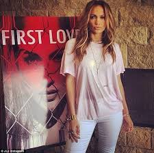 J.lo is the second studio album by american singer jennifer lopez.it was released on january 16, 2001, by epic records.lopez began recording the album in april 2000, enlisting producers such as cory rooney, troy oliver, dan shea and sean combs, all of whom she had worked with on her debut album on the 6 (1999). Jennifer Lopez Pouts Like Her Life S Depending On It Alongside First Love Cover Art Daily Mail Online
