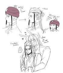 Moreover, it's also pretty simple to draw. Karma Kun Thristy To Saria On Twitter Since I Never Draw Enchant Without His Turban Actually His Earlier Design His Hair Was Military Short Hairstyle Following How I Draw His Elder But Smh