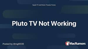 To ensure that you always have the latest pluto tv app on your tvos device, you may wish to turn on automatic updates. Pluto Tv Not Working Macrumors Forums