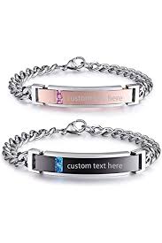 cupimatch 2 pcs edelstahl paare armbander panzerarmband mit keep me in your heart gravur zirkonia panzerkette pa partner armbander panzerarmband armband gravur