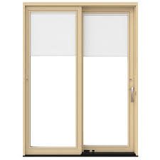 Sliding glass door automatic blinds. Pella Lifestyle Series Sliding Patio Door Pella