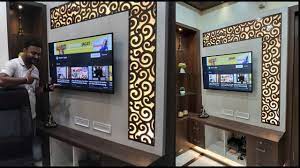 ● great for the study, bedroom, living room, office etc. Tv Cabinet Design With Mdf Jali For Living Room Cellbell Office Chair Youtube