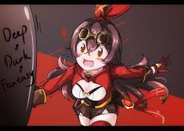 The moment is short, for the demon is impatient. Amber X Aqua Genshin Impact Character Art Anime Anime Characters