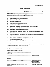 Sekarang nak cerita pulak pasal spa. Borang Akuan Berkanun Spa 6b