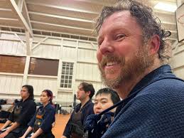 Tuesday practice! We had 17 members who fought through the cold dojo floor  and came out victoriously. Brian was especially good looking today so we  had to get a close up shot.