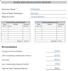 bank reconciliation statements