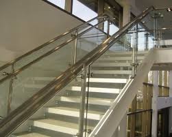 Stainless steel glass rail are designed to be easy to install. 1 1 Meter Height Stainless Steel Glass Spider Balustrade Post Lch 122 Of Glass Railing System