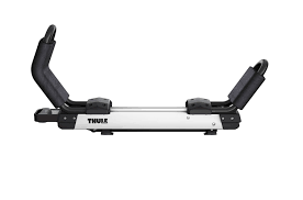 The system's strong crossbars are mounted onto the roof rails, allowing for further mounting of kayak racks, ski & snowboards systems, cargo boxes, bike racks, and so on. Thule 898000 Hullavator Pro Kayak Rack Icon Auto Dubai