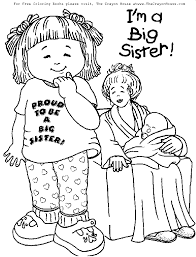Big Sister Coloring Page Baby Coloring Pages Welcome Home Baby Coloring Pages