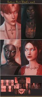 Add my power to yours. Witch S Mark By Marysims Sims 4 Tattoos Sims 4 Characters Sims 4 Piercings