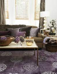 Purple Style Files The Design Confidential Purple Living Room Brown Living Room Living Room Colors