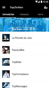 Topchretien.fr domain is owned by eric celerier and its registration expires in 50 years. Topchretien For Android Apk Download