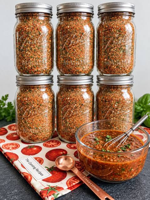 Canning Dry Spaghetti Sauce Mix