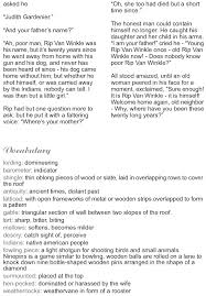 Grade 9 Reading Lesson 11 Short Stories Rip Van Winkle Reading Lessons Rip Van Winkle You Are The Father