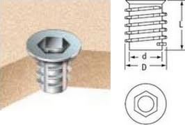 Cone- Shaped D Insert Nuts from 0,1 EUR: www.autoclamps.eu