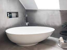 Aktuell über 135.000 angebote für gebrauchte möbel. Freistehende Badewanne Campione Mineralguss Oval Ei Modern 179 Cm Matt Oder Glanzend