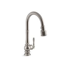 Each one is susceptible to leaks and both problems are fairly easy to. Kohler Artifacts Single Hole Kitchen Sink Faucet Lowe S Canada
