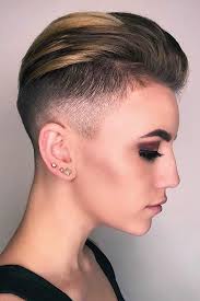 Mohawk hairstyle with hair tattoo. Pin On Tomboy Haircut