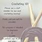 Crocheting 101 event image