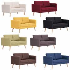 The vimle sofa series has sections that can be combined as you like into a customized solution for you and your home. Sofa 2er Polstersofa Loungesofa Stoffsofa Sitzmobel 116 X 70 X 73 Cm Wohnzimmer Ebay