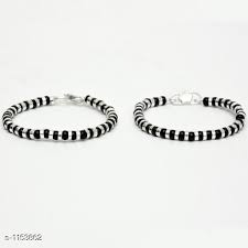 Black And White Bracelet Baby Jewellery Trendy Silver Baby Bracelet Silver Baby Bracelet Baby Jewelry Baby Bracelet