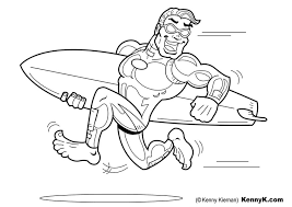 Children love to know how and why things wor. Coloring Page Surfer Free Printable Coloring Pages Img 20066