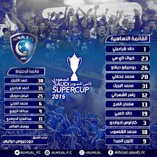 نادي الهلال السعودي لكرة القدم هو نادٍ رياضيّ، ثقافيّ، اجتماعيّ سعودي أُسس عام 1957، مقرّه في العاصمة السعودية الرياض ويعتبر الفريق الأول في السعودية من حيث عدد البطولات المحلية، وأكثر الأندية الآسيوية فوزاً بالبطولات القارية بمختلف مسمياتها، إذ تبلغ عدد. Ù†Ø§Ø¯ÙŠ Ø§Ù„Ù‡Ù„Ø§Ù„ Ø§Ù„Ø³Ø¹ÙˆØ¯ÙŠ Ar Twitter ØªØ´ÙƒÙŠÙ„Ø© Ø§Ù„Ù‡Ù„Ø§Ù„ Ø§Ù„Ø£Ø³Ø§Ø³ÙŠØ© ÙˆÙ‚Ø§Ø¦Ù…Ø© Ø§Ù„Ø§Ø­ØªÙŠØ§Ø· ÙÙŠ Ù…Ø¨Ø§Ø±Ø§Ø© Ø§Ù„Ù†ØµØ± Ù†Ù‡Ø§Ø¦ÙŠ ÙƒØ£Ø³ Ø§Ù„Ø³ÙˆØ¨Ø± Ø§Ù„Ø³Ø¹ÙˆØ¯ÙŠ Ù¢Ù Ù¡Ù¥Ù… Http T Co T6pzbafmv4