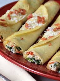 Savory Spinach Ricotta And Bacon Crepes Recipe Crepe Recipes Recipes Best Crepe Recipe