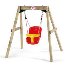 Plum Wooden Baby Swing Set Plum Play Uk