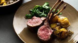 Rosemary Rack Of Lamb With Crushed Potatoes Recipe Recipe Crushed Potatoes Rack Of Lamb Lamb Recipes