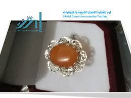 خواتم عقيق نسائي مشمشي طبيعي 100 onyx agate gemstone jewelry gemstones jewelry