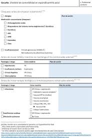 Para dar un ejemplo , la diabetes es una enfermedad. Recomendaciones Para El Manejo De La Comorbilidad En La Practica Clinica En Pacientes Con Espondiloartritis Axial Sciencedirect