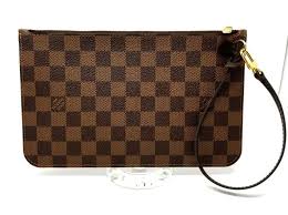 Maybe you would like to learn more about one of these? Lot Art Louis Vuitton Neverfull Pouch Clutch Mm Gm Damier Ebene