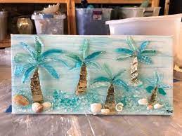 Photo Gallery Jmsartstudios Broken Glass Crafts Glass Art Projects Seashell Wall Art