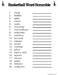 Maybe you would like to learn more about one of these? Printable Word Scrambles Print Free Word Scramble Games