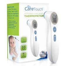 Buy products such as vicks speedread digital thermometer with fever insight technology, v912 at walmart and save. Care Touch Infrared Forehead Thermometer For Baby And Adult Quick Read With Fever Alarm Walmart Com Walmart Com
