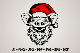 Download Pig Christmas Svg Graphic By Euphoria Design Creative Fabrica SVG Cut Files