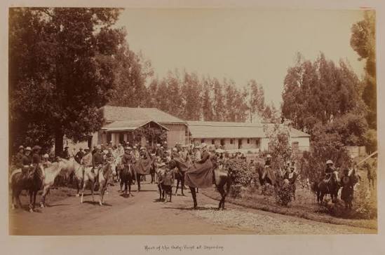 Meet of the Doty Hunt at Snowdon', 1885 (c) | Online Collection | National Army Museum, London