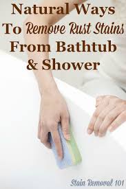 Best ways to remove hot tub rust stains. Removing Rust Stains From Bathtub Natural Home Remedies